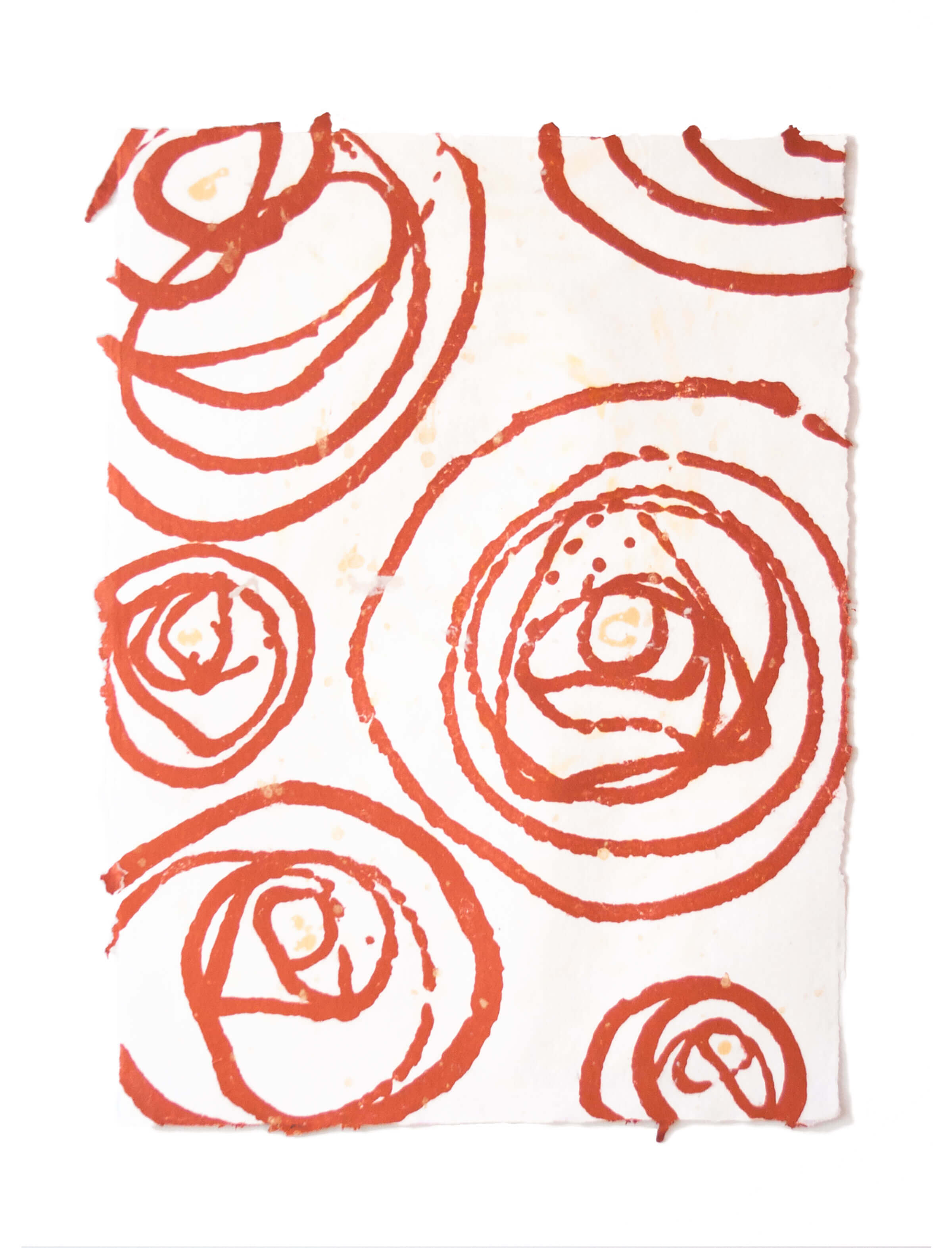 Roses II - Pulp Painting by Emily ! Duong
