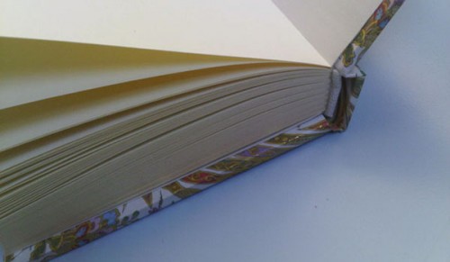 Example of a case bound book from Flickr user natalee929