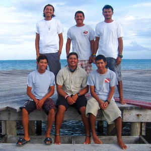 Your Divemasters & Instructors at Island Divers Belize