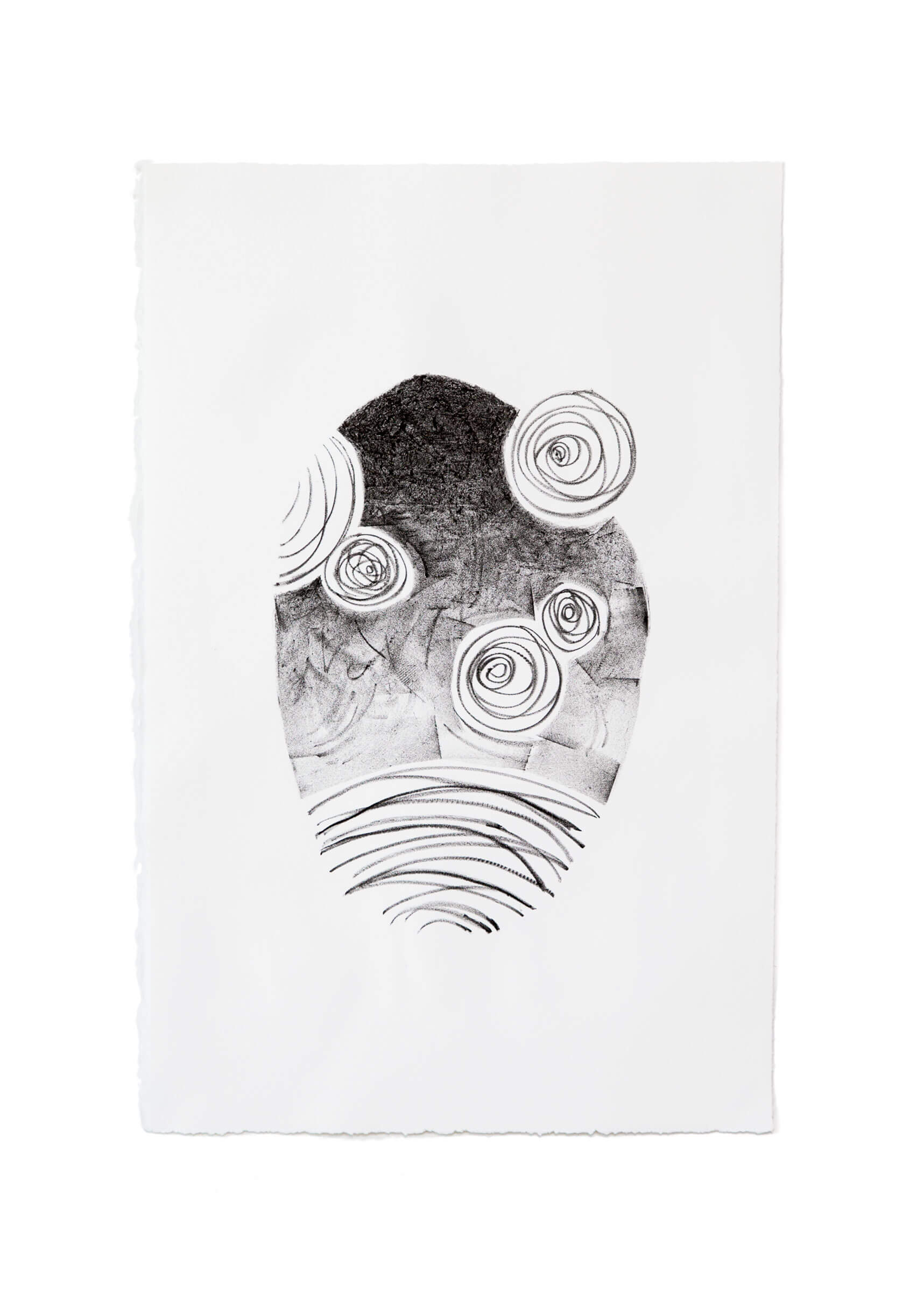 Space I - Lithograph by Emily ! Duong