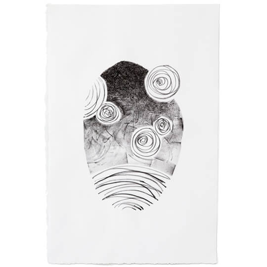 Space I Lithograph by Emily ! Duong
